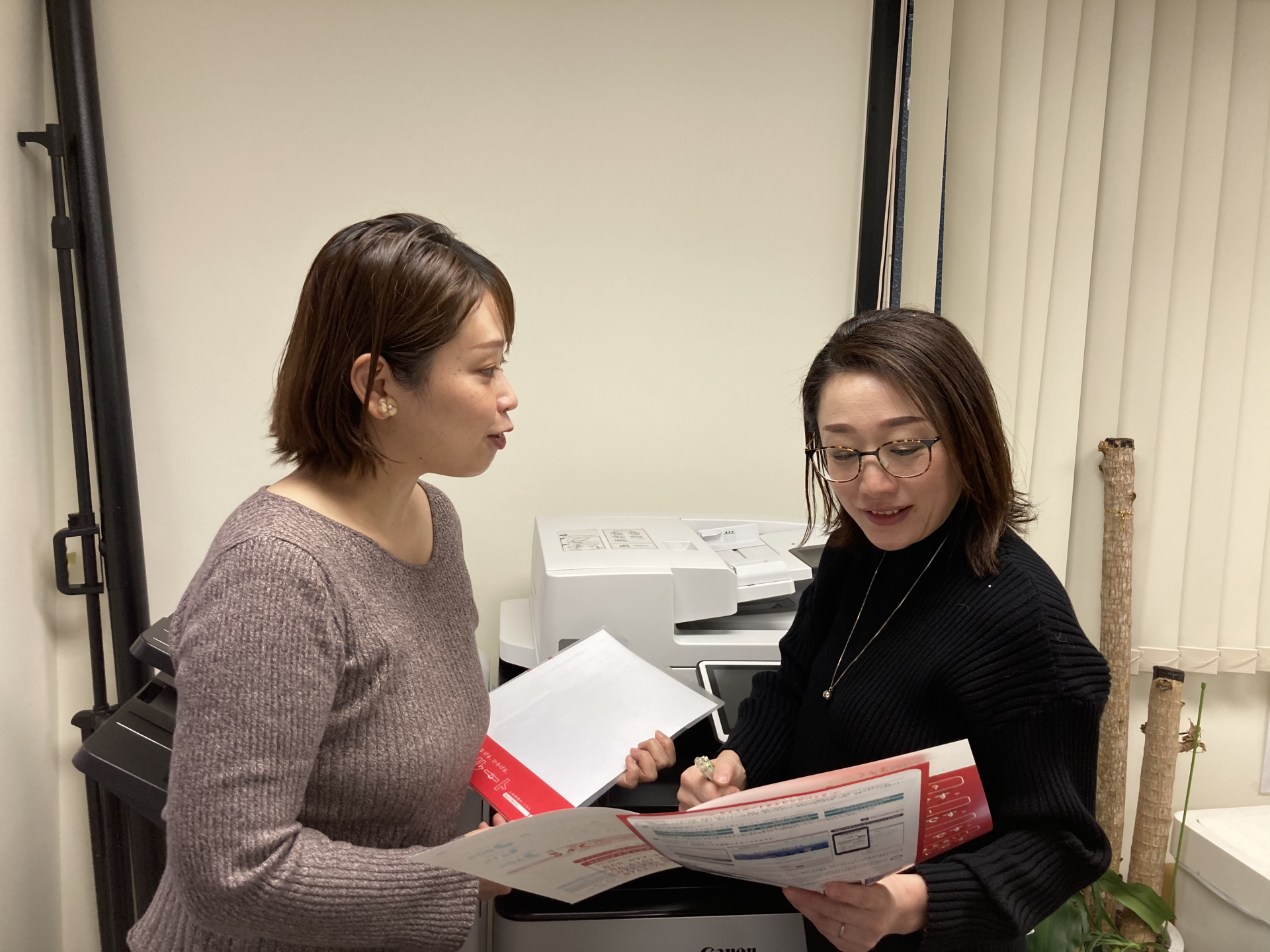 普段は会えないから、ときどき出社する時はうれしくてテンションがあがります!